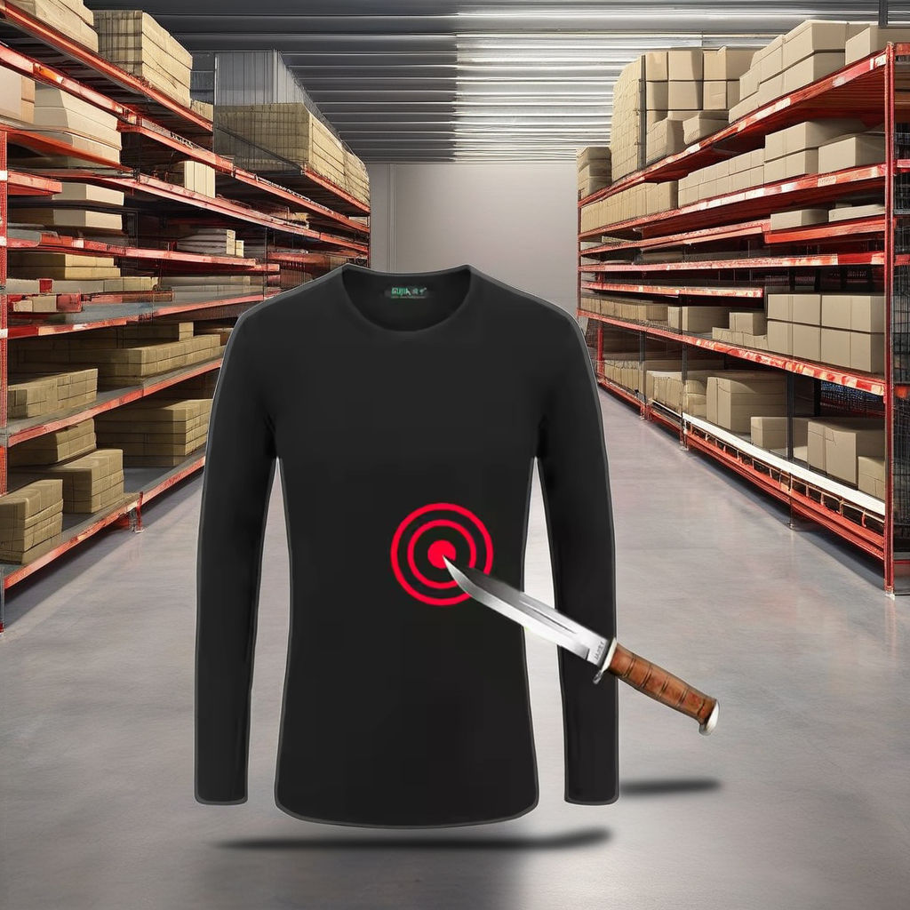 Factory Direct Supply 5XL Knitted Long Sleeve Anti-Cut Safety Protection T-Shirt HPPE Personal Protective Clothing