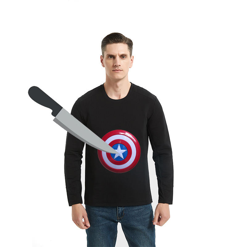 First Fiber Men's Best Stab Proof T-shirt HPPE Security Stab Proof T-shirt