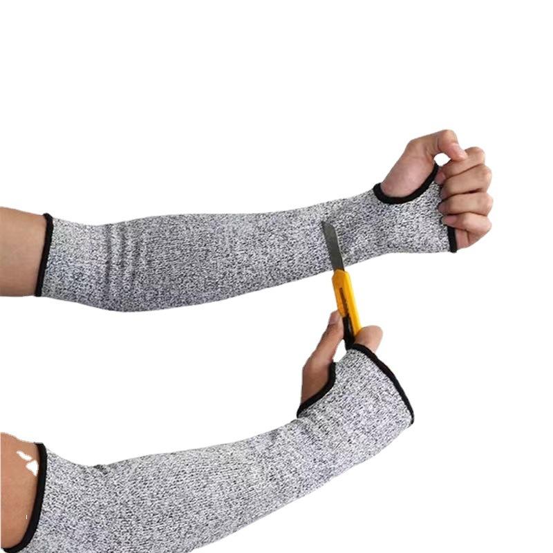 First Fiber Cut-Resistant Arm Guards HPPE Anti-Cutting Sleeves for Industrial Production
