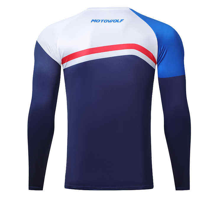 Men's Sun Protection Quick Dry Long Sleeves T-shirt Summer Outdoor Motorcycle T-shirt