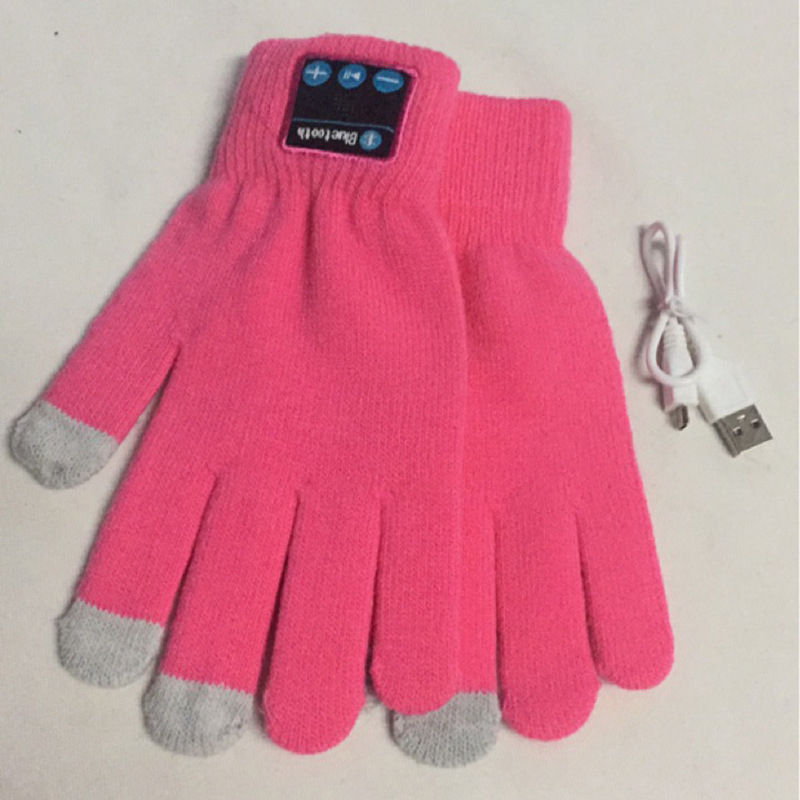 Factory Supply Winter Wireless Bluetooth Gloves Built-In Touch Screen Stereo Speakers Removable Cycling Outdoor Gloves