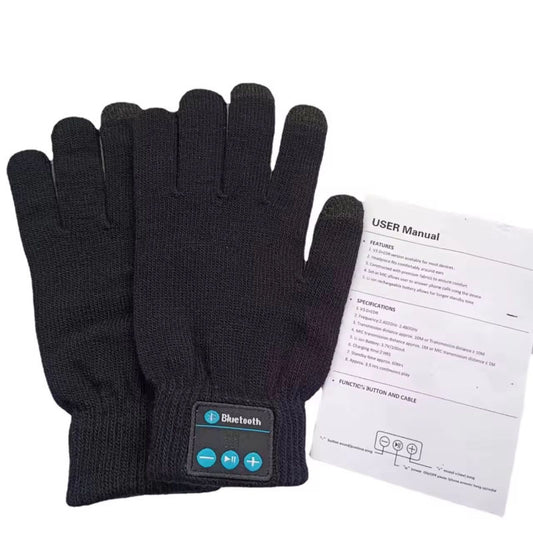 Factory Supply Winter Wireless Bluetooth Gloves Built-In Touch Screen Stereo Speakers Removable Cycling Outdoor Gloves