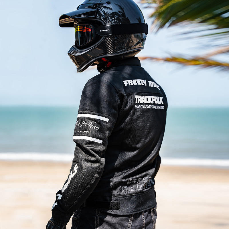 Summer Outdoor Motorcycle Suit With CE Certified Armor Protective Auto Racing Jacket