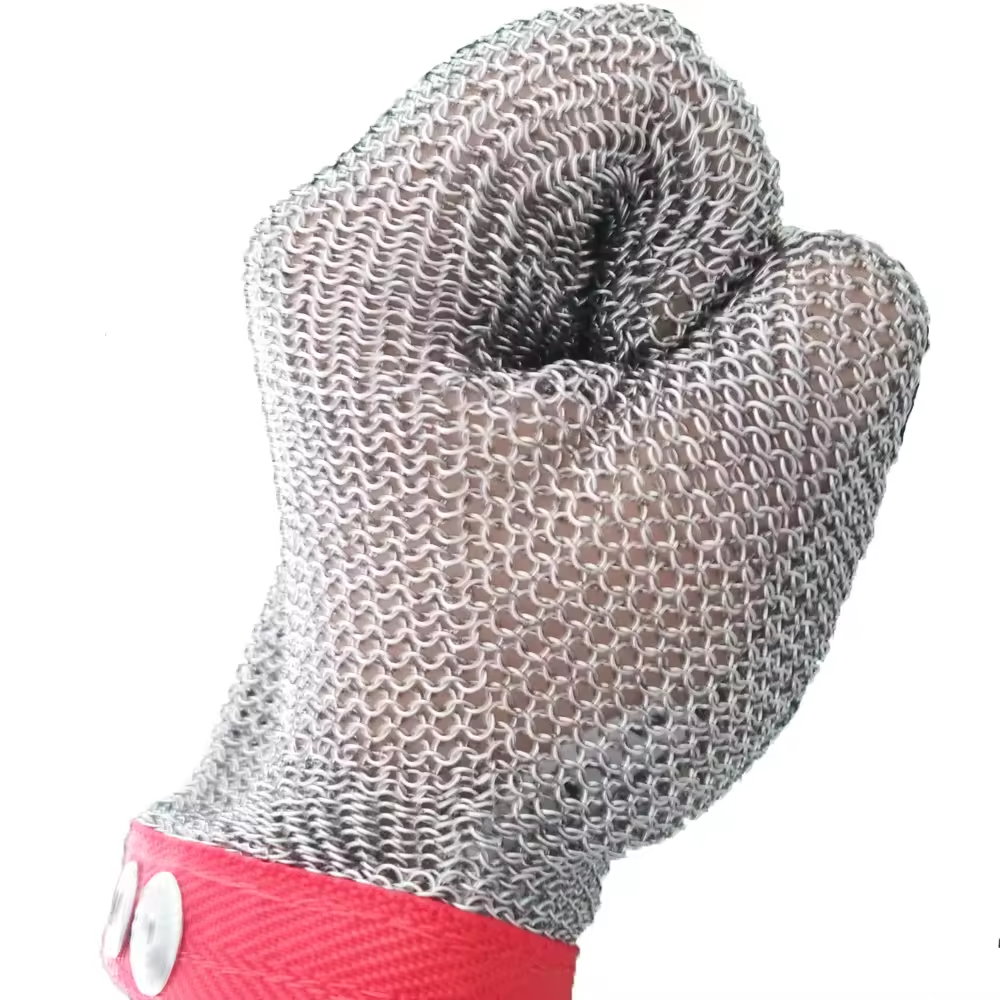 Fashionable Cut Resistance Hand Butcher Gloves Stainless Steel Gloves for Casual & Outdoor Fish & Meat Cutting