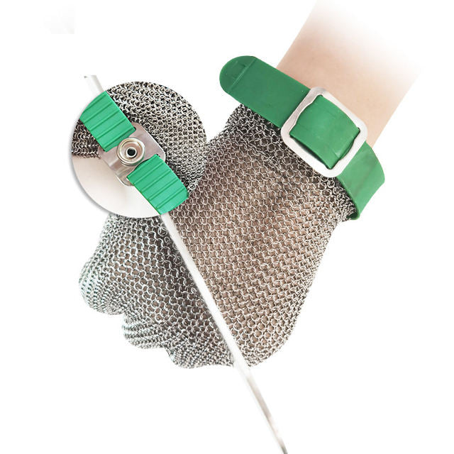 Stainless Steel Mesh Cut Resistant Gloves Food Grade Cutting Protection Gloves for Outdoor Casual