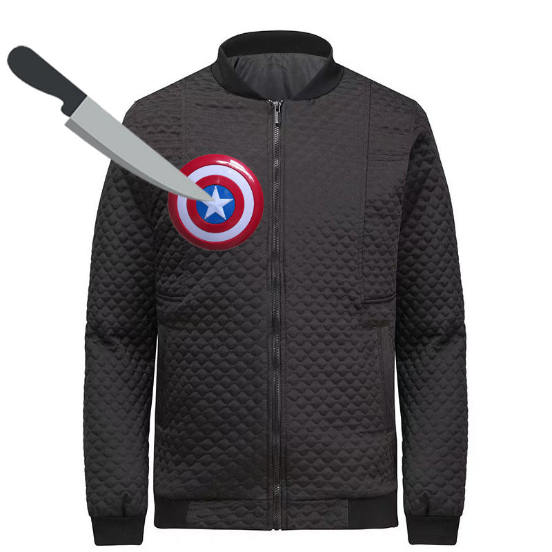 High Quality Men's Safety Protection Quilted Cotton Jacket Stab Resistant Stab Proof Protective Jacket