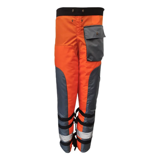 Adjustable PE Chainsaw Apron Pants Anti-Cut Chaps for Forest Loggers OSHAASTM Compliant Safety Protection