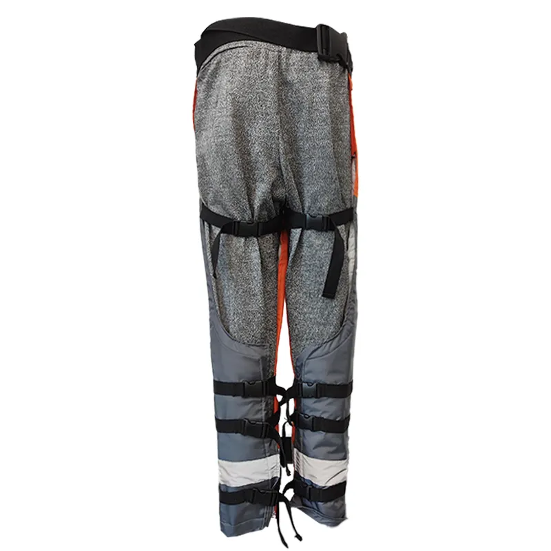 Adjustable PE Chainsaw Apron Pants Anti-Cut Chaps for Forest Loggers OSHAASTM Compliant Safety Protection