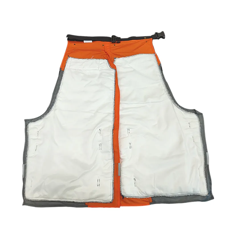 Adjustable PE Chainsaw Apron Pants Anti-Cut Chaps for Forest Loggers OSHAASTM Compliant Safety Protection