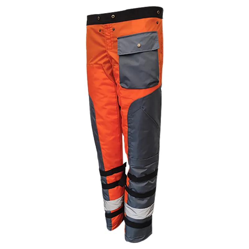 Adjustable PE Chainsaw Apron Pants Anti-Cut Chaps for Forest Loggers OSHAASTM Compliant Safety Protection