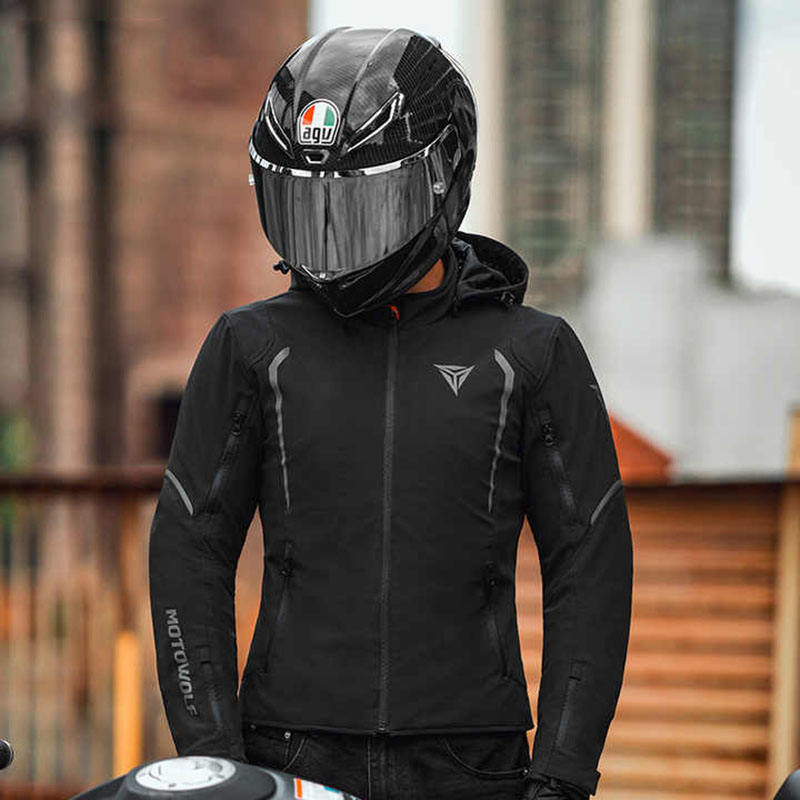 Auto Racing CE Full Body Armor Casual Windbreaker Water Resistant Motorcycle Jacket