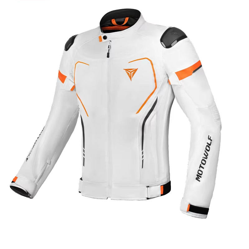 First Fiber Motorcycle Jacket MW-019 Outdoor Protective Armor Jacket Warm Reflective Jacket