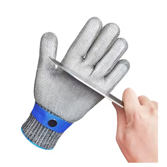 Level 5 Cut Resistant Stainless Steel Working Gloves Metal Mesh Anti Cutting Butcher Kitchen Gloves